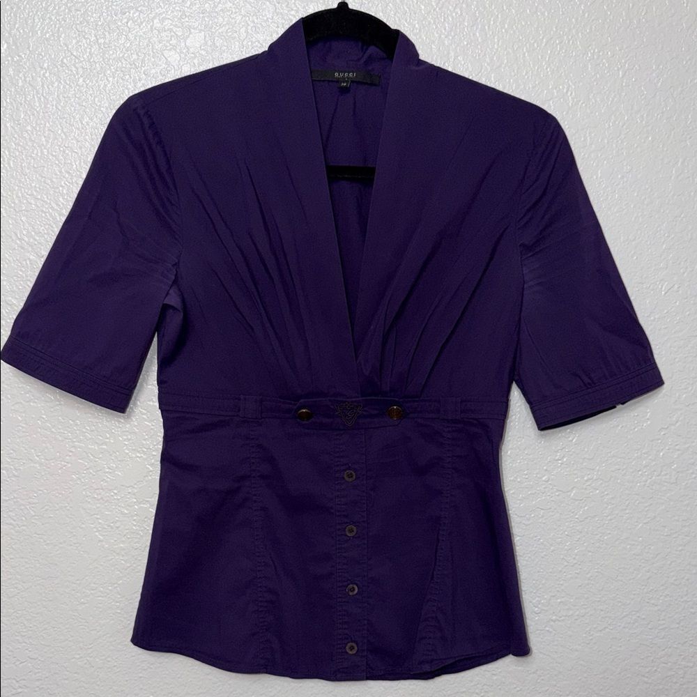 Vintage GUCCI y2k Deep Purple top 38